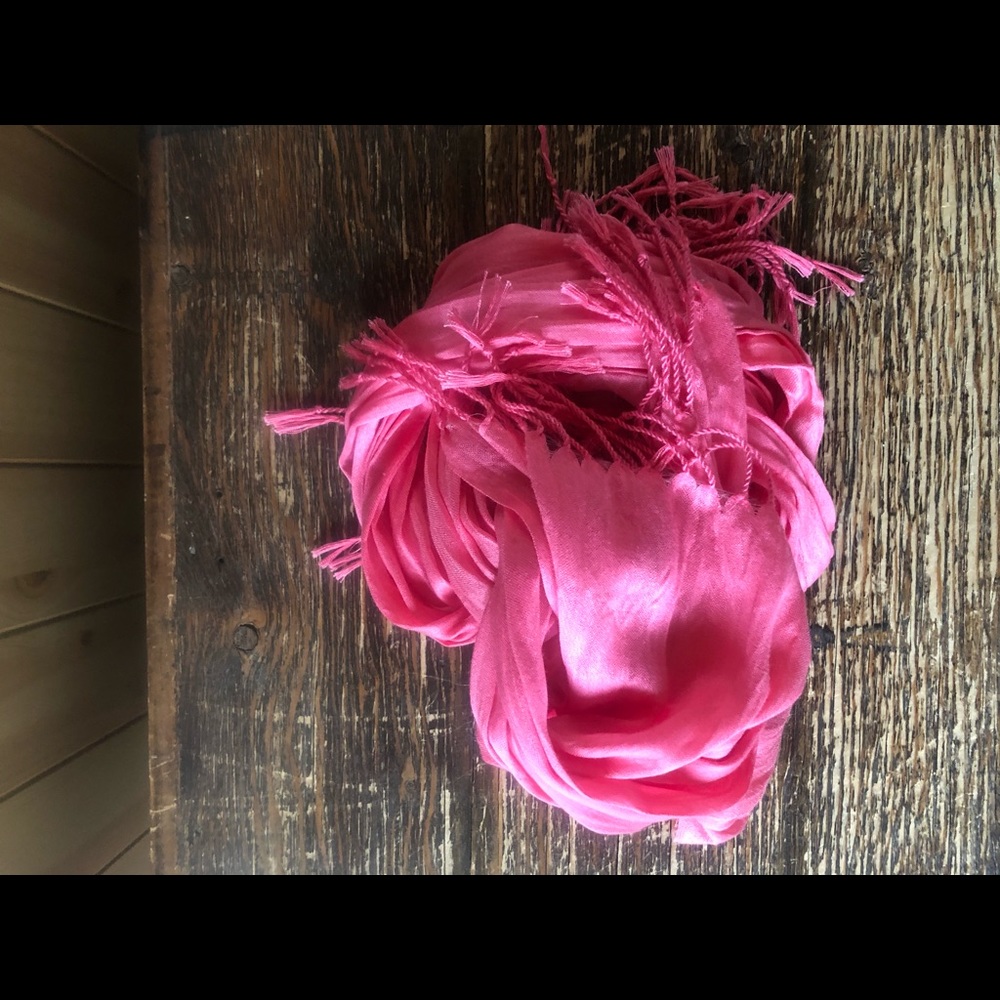 Medium pink scarf